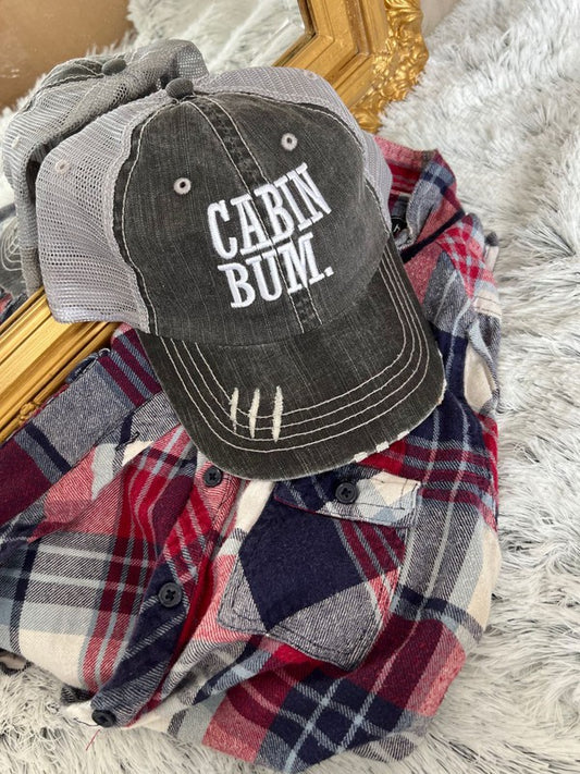 Cabin Bum Embroidered Hat