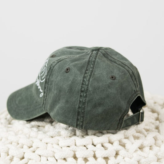 Embroidered Pumpkin Everything Canvas Hat