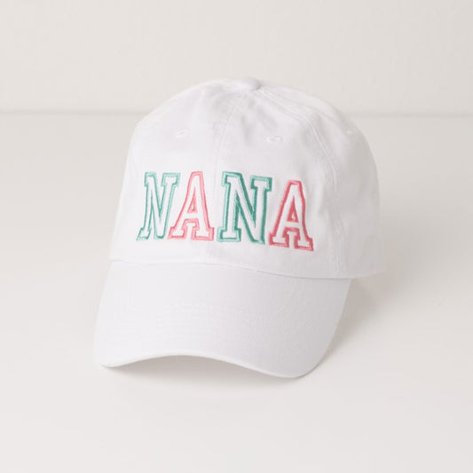 Nana Bold Colorful Embroidered Hat