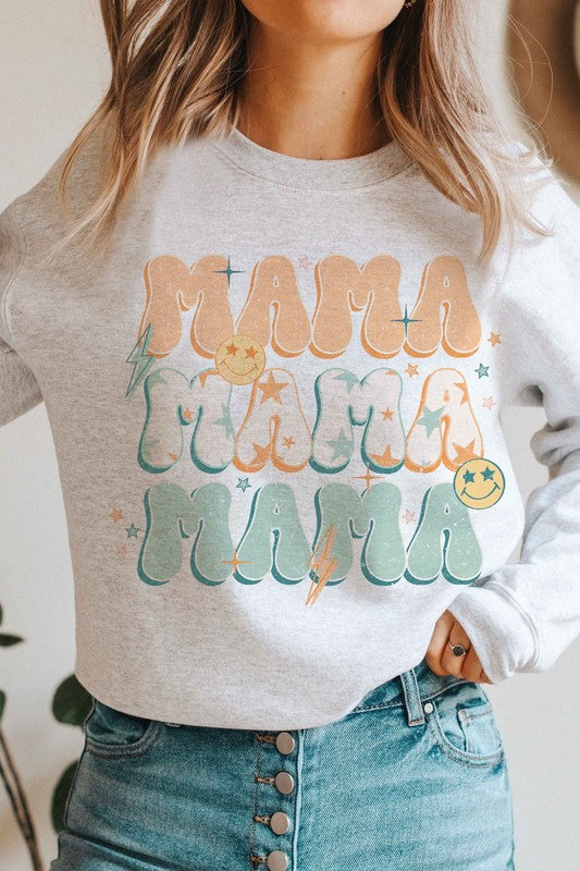 RETRO MAMA REPEAT Graphic Sweatshirt