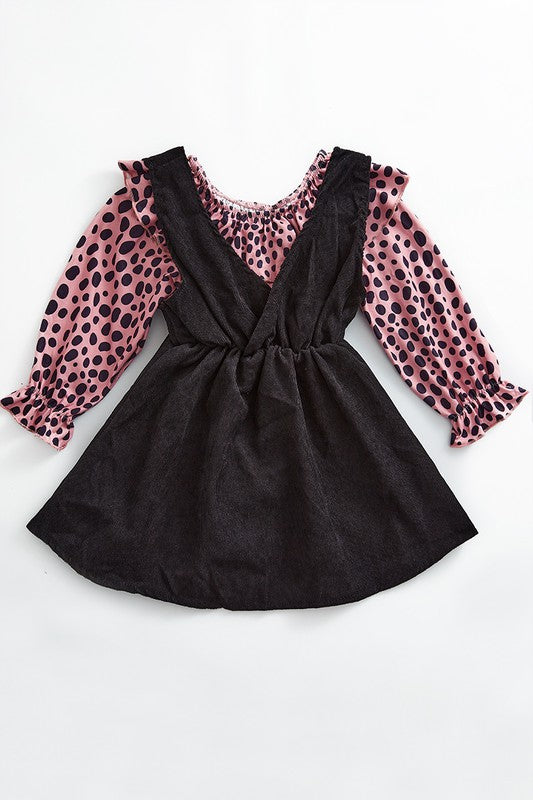 Leopard dress set