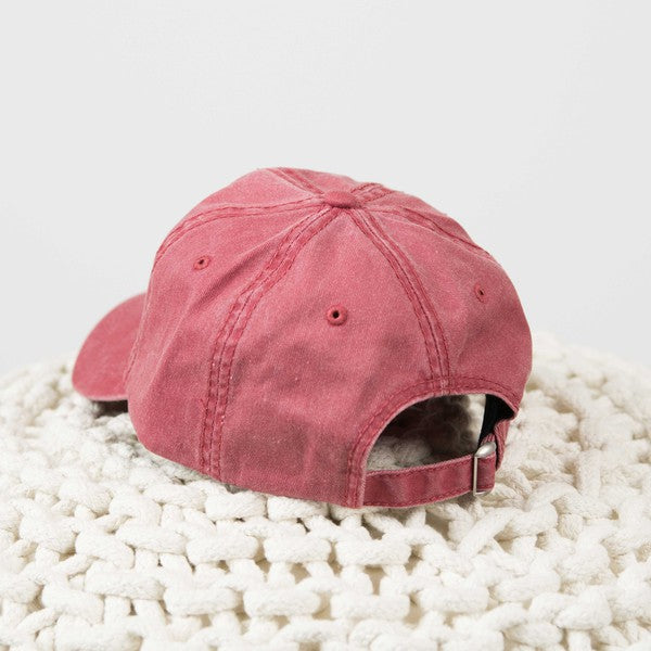 Embroidered Fall Babe Stars Canvas Hat