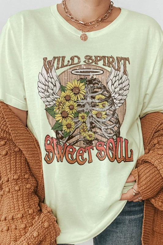 Wild Spirit Sweet Soul Vintage Graphic Tee