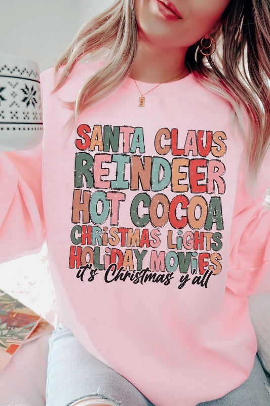 ITS CHRISTMAS YALL Graphic Sweatshirt