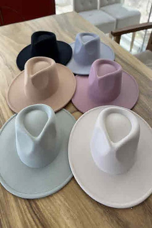 Flat Brim Fedora Fashion Hat For Kids